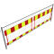 Construction barrier grids | according to TL | film RA2/C, red / yellow